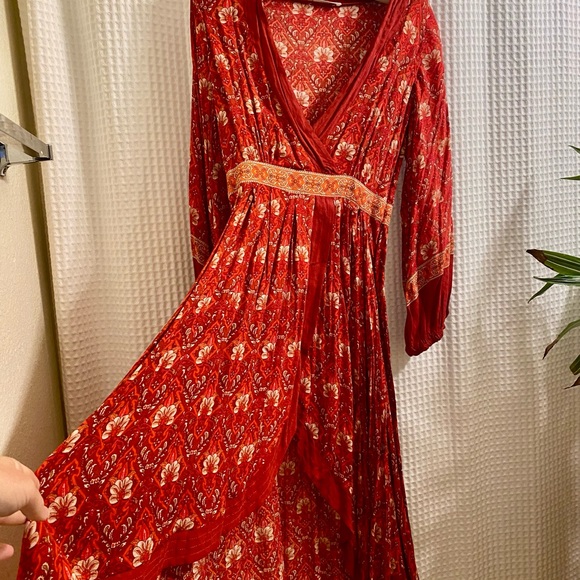 Spell & The Gypsy Collective Jewel Soirée Wrap Dress - Picture 3 of 5
